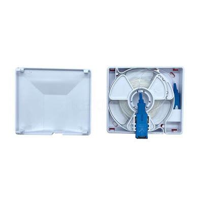 KEXINT 1 οπτικό κιβώτιο λήξης οπτικών ινών πιάτων προσώπου ινών ABS FTTH πυρήνων
